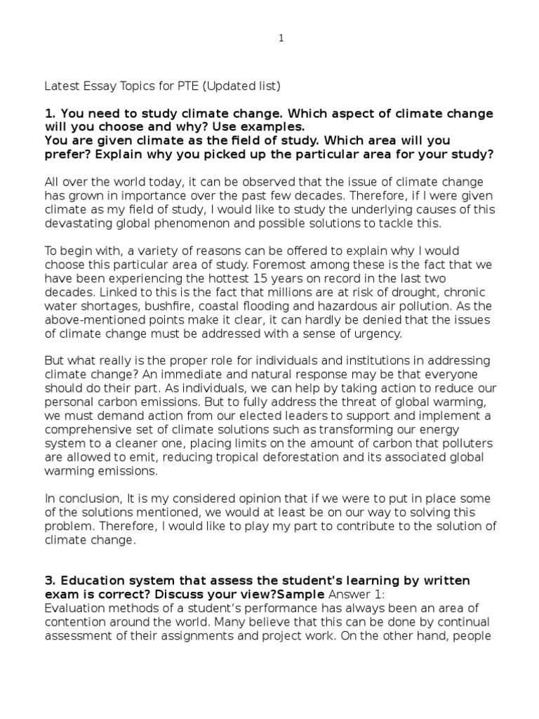 Latest essay picture