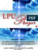 LPU Prayer - July 2014