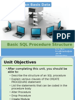 02.basic SQL Procedure Structure
