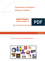 Free Open Source Software Business Models: Babak Moghimi