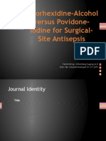 Chlorhexidine-Alcohol Versus Povidone-Iodine For Surgical-Site Antisepsis
