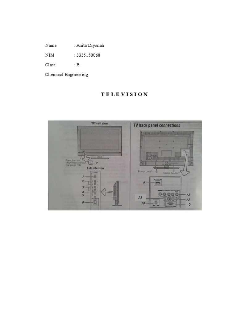 Understanding Television Components | PDF | Technology & Engineering