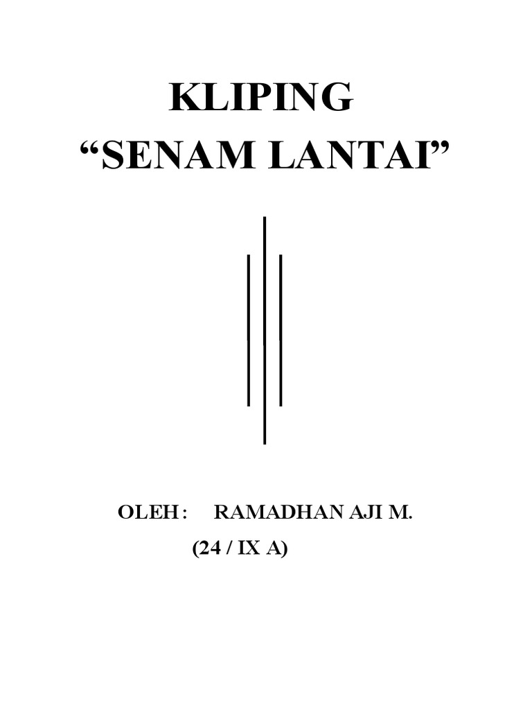 Gambar Kliping Senam Lantai