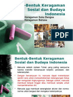 Bentuk-Bentuk Keragaman Sosial Dan Budaya Indonesia (Suku Bangsa Dan Bahasa)
