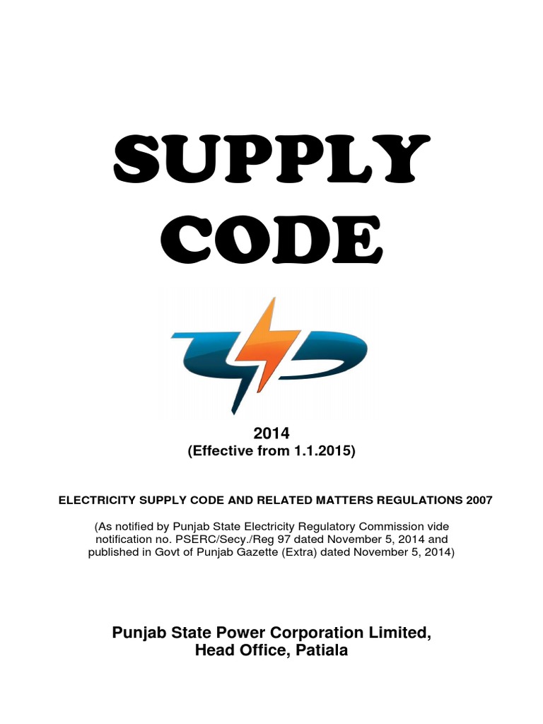 Supply Code New Electrical Substation Ac Power Plugs And Sockets Free 30day Trial Scribd