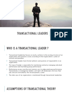 Transactional Leaders