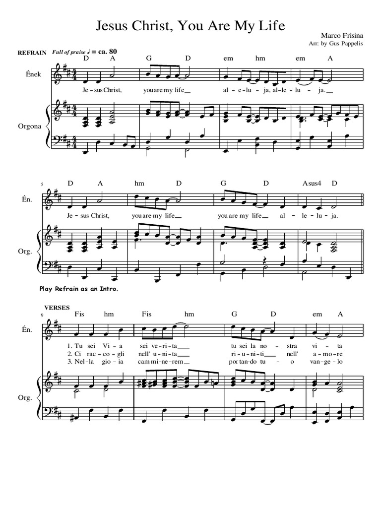 Jesus Christ You Are My Life Testo Italiano Jesus Christ, You Are My Life