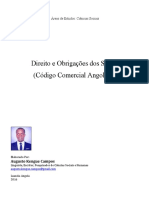 Direito e Obrigacoes Dos Socios - Codigo Comercial Angolano Baixar - Augusto Kengue Campos