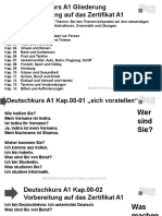 A1 Deutsch Einführung Vorbereitung auf das Zertifikat A1