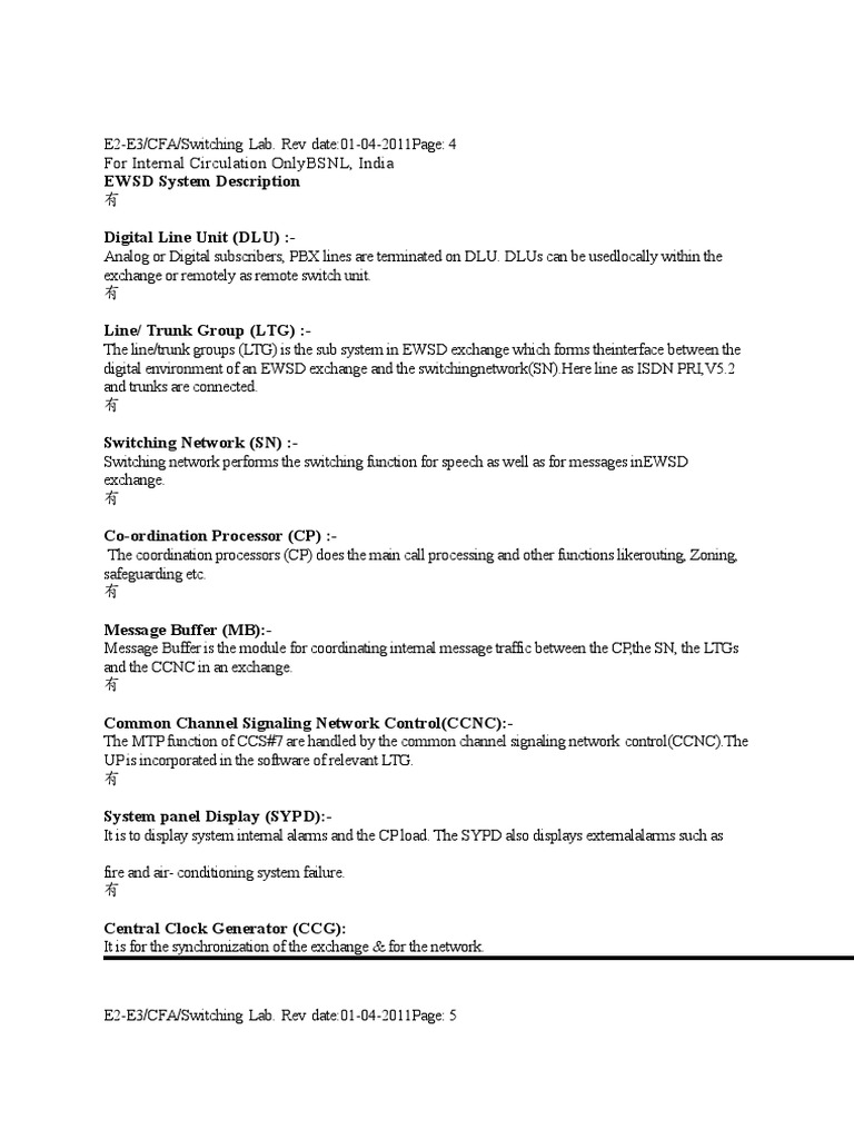 Overview of 5ESS Switching System | PDF | Computer Hardware | Media ...