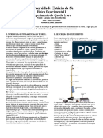 Medição da aceleração da gravidade através de experimento de queda livre