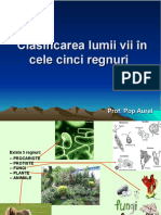 Clasificarea Lumii Vii in Cele Cinci Regnuri