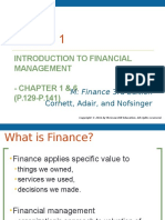 Lecture 1 (Overview of Financial Management)