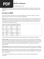 Normalization in DBMS - 1NF, 2NF, 3NF and BCNF in Database