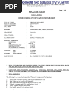 specification for dry dock