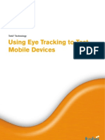 Using Tobii Eye Trackers For Tracking Mobile Devices