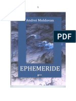ANDREI MOLDOVAN, EPHEMERIDE 