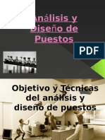 Análisis y diseño de puestos: funciones, tareas y habilidades