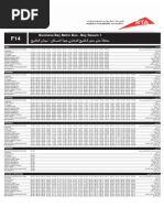 F14 - Business Bay Metro Station To Business Square Dubai Bus Service Timetable