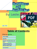 Yvonne Scarengella Powerpoint[2] Family Problems and Problem Families