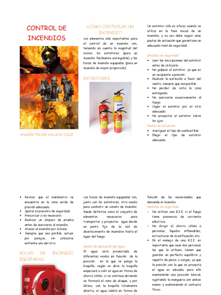 Guía Práctica para Controlar Incendios | PDF | Agua | Science