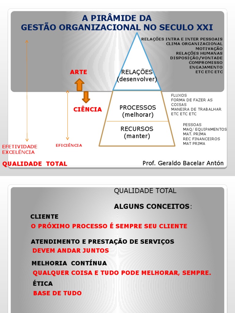 Pirâmide da Gestão Organizacional | PDF | Carreira e Crescimento ...