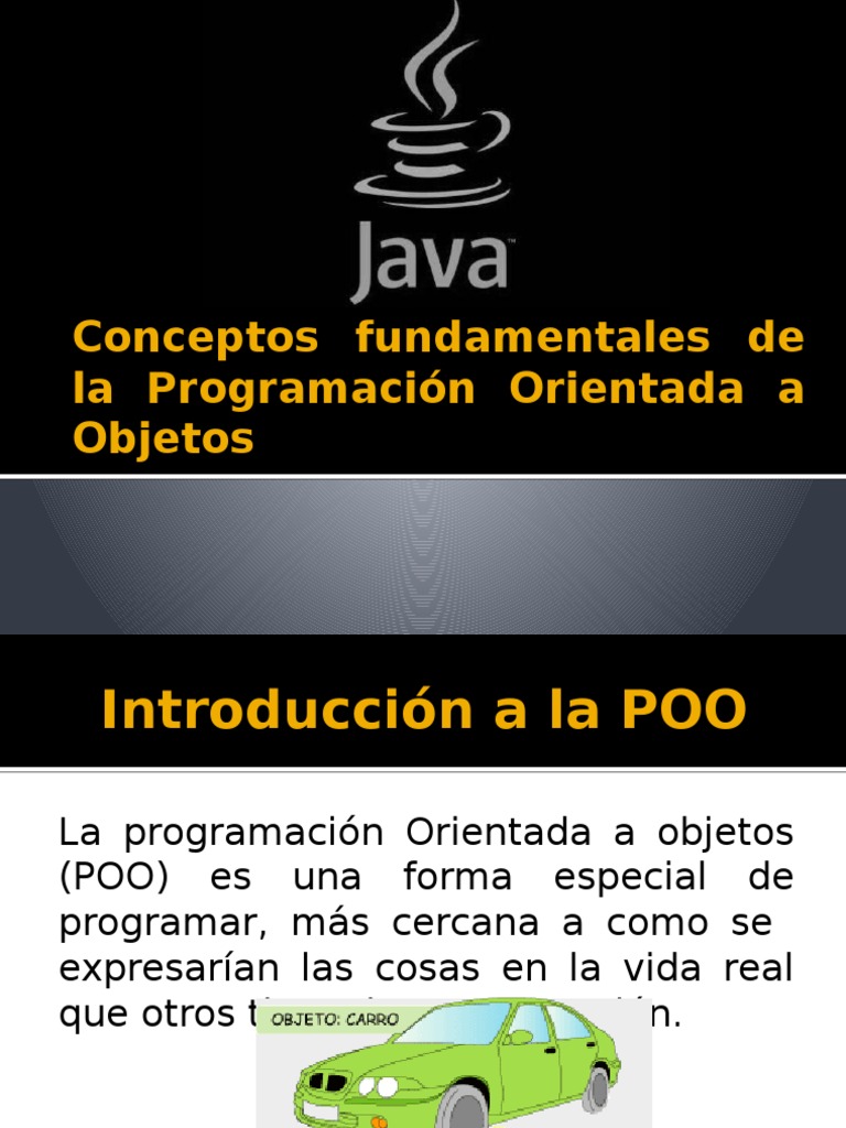 Fundamentos de Programación Orientada a Objetos | PDF | Objeto ...
