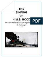 HMS Hood-sinking-Timing of The Fatal Hit by Paul Cadogan
