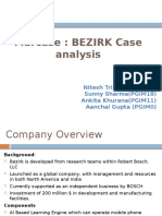 Marcase BEZIRK Case Analysis Group Discusses Personalized Shopping App