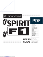 Spirit f1 Manual