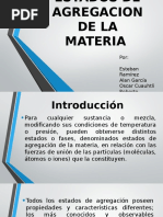 Estados de Agregación de la Materia