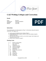 CAE Writing Feedback