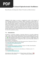 Dynamics of Liénard Optoelectronic Oscillators