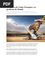 A Ruptura Da União Europeia e as Profecias de Daniel