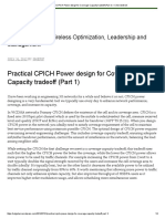 Practical CPICH Power Design For Coverage-Capacity Tradeoff (Part 1) - CherriesWork - Must - Read PDF