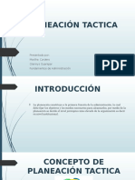 Planeacion Tactica Diapositivas