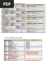 EE Timetable (Fall 2016)