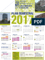 Calendario_Semestral_2017 UNAM