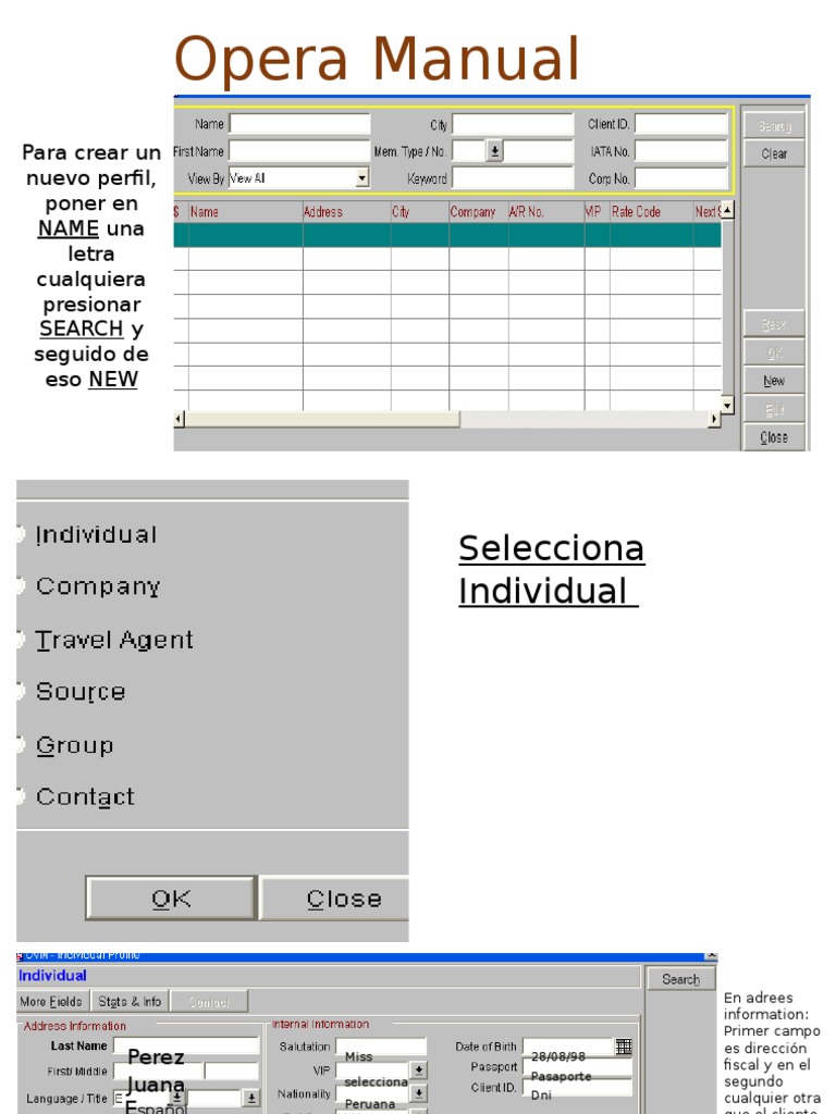 Crear y gestionar perfiles en Opera | PDF | Finanzas y dinero