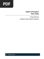 Ps10x Import and Export User Guide