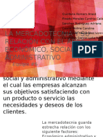 Mercadotecnia y Su Relación Con El Ámbito Social y Económico