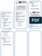 Ficha de Derivación Al Área de Psicología (Instituciones Externas)