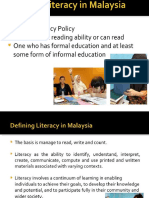 Literacy in Malaysia