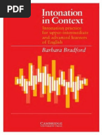 Download Bradford Barbara Intonation in Context by Veronica Rafaelli SN324461116 doc pdf