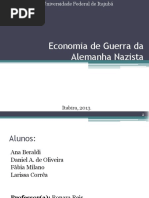 Economia de Guerra Da Alemanha Nazista