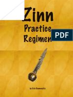 Eric Dannewitz - Zinn Practice Regimen For Saxophone PDF