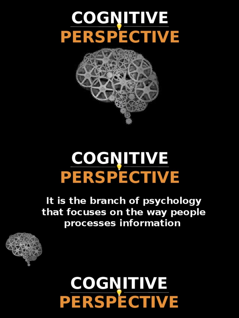 Understanding the Cognitive Perspective | PDF | Self-Improvement | Wellness