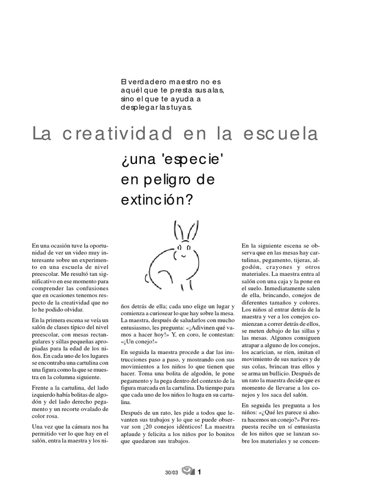 La Creatividad En La Escuela Descargar Gratis Pdf Creatividad Vida