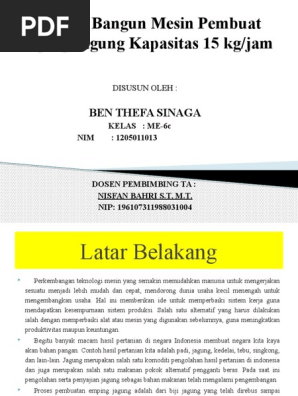 Presentation Ta Mesin Pembuat Emping Jagung