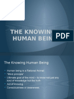 The Knowing Human Being